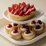 Varietà di pasticcini vegani