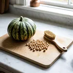 Gli ingredienti: quale zucca scegliere e ceci secchi o in barattolo
