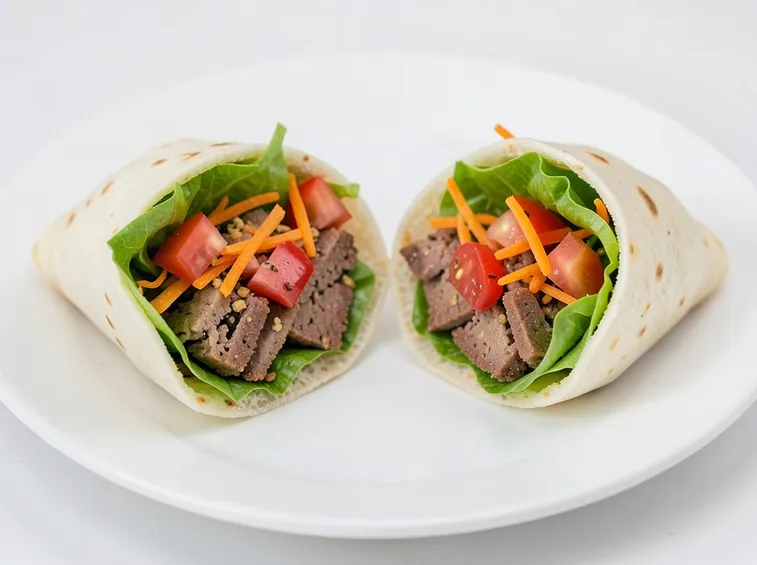 Piadina kebab vegano
