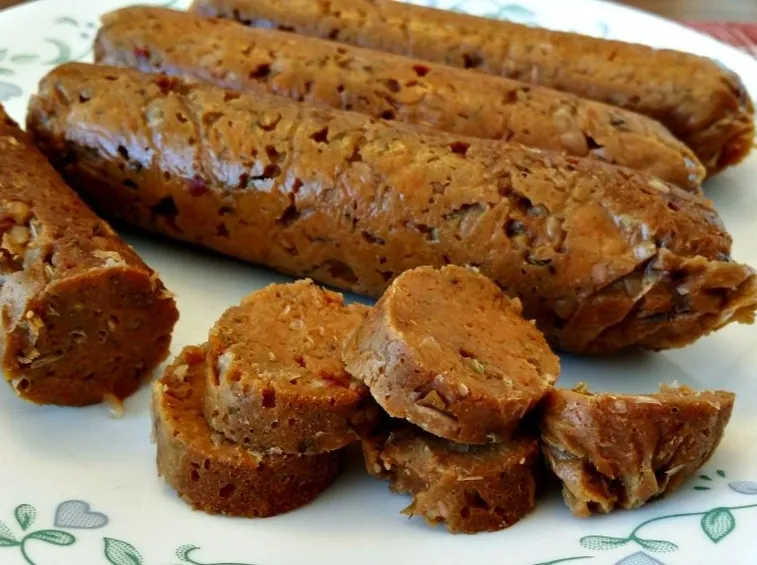 Esempio di salame vegano