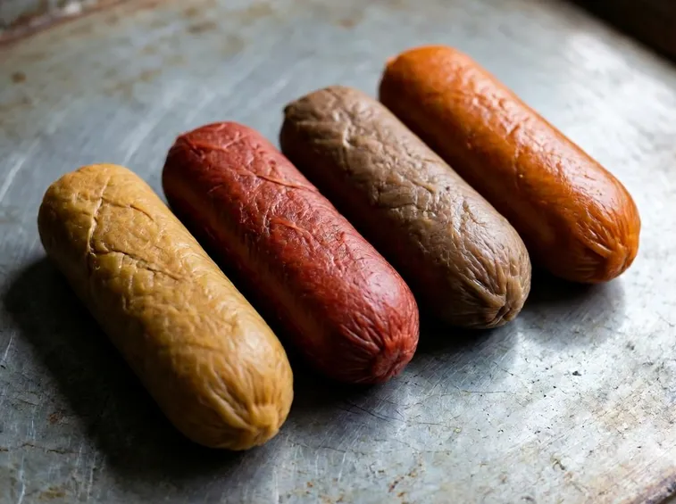 Salsicce di seitan di vario tipo