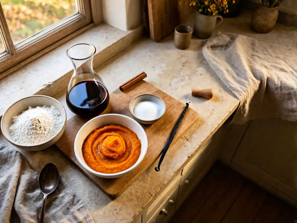 Gli ingredienti delle ciambelline al vino con zucca e perché non servono uova