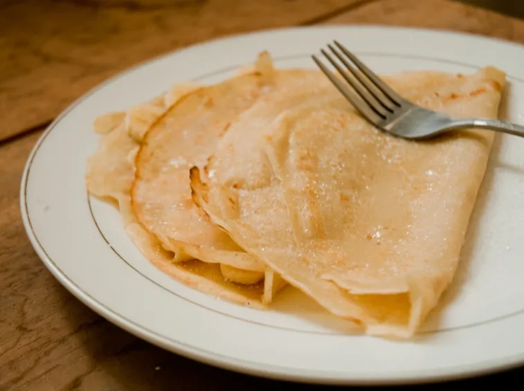 Crepes con farina di riso