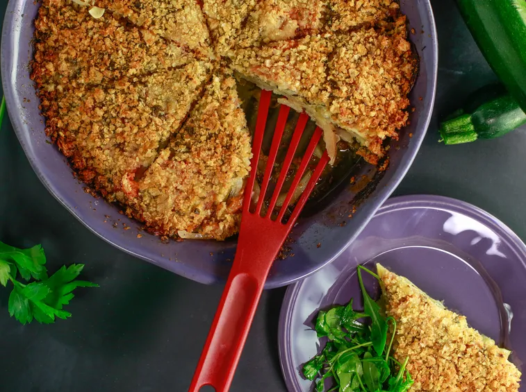 Torta salata alle zucchine e patate