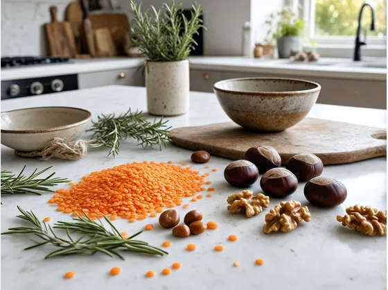Gli ingredienti: quali lenticchie e quali castagne scegliere