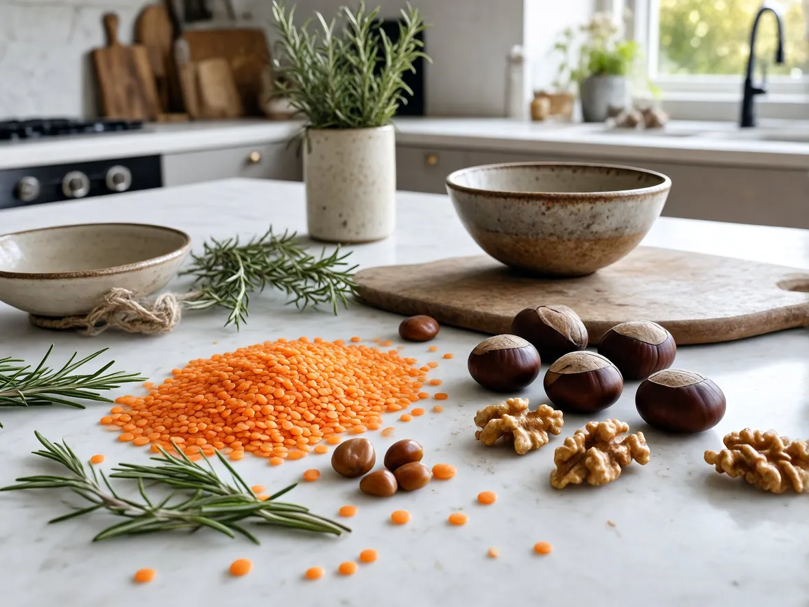 Gli ingredienti: quali lenticchie e quali castagne scegliere