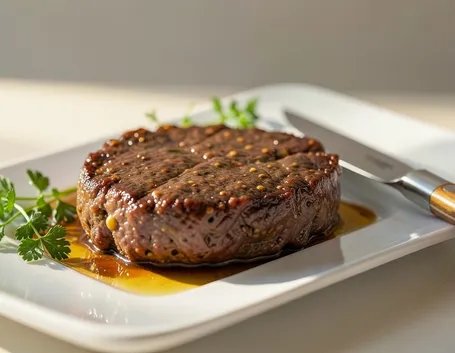 Una bistecca totalmente vegana