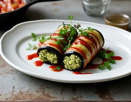 Rotolini di melanzane vegetariani