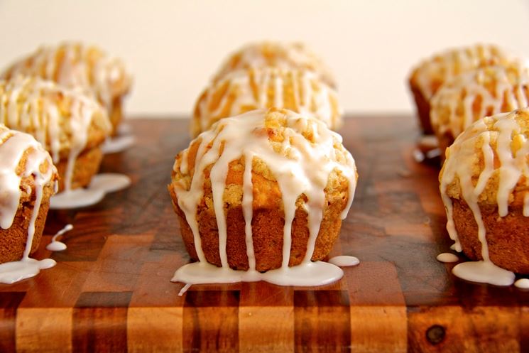 Muffin biologici glassa