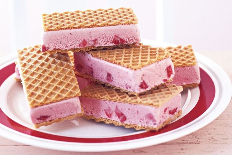 Wafers biologici alla fragola