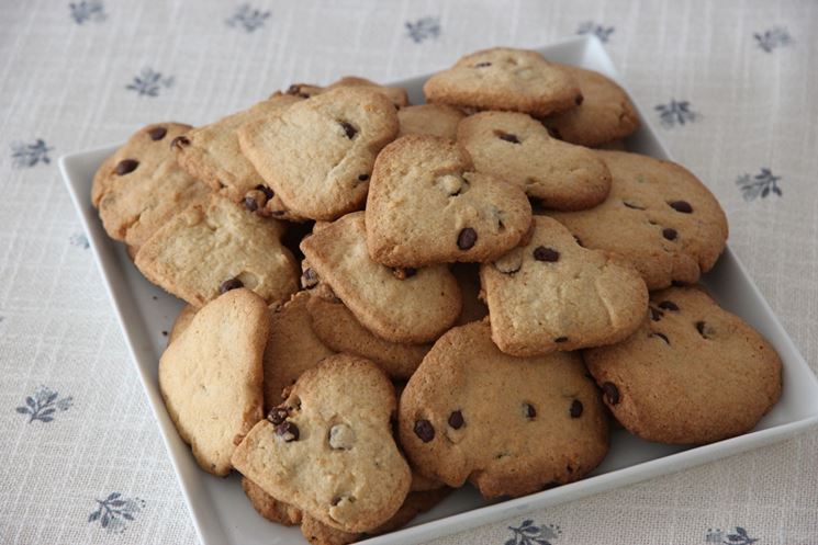 Biscotti al cioccolato con farina di riso