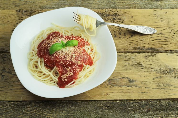 Spaghetti biologici al pomodoro