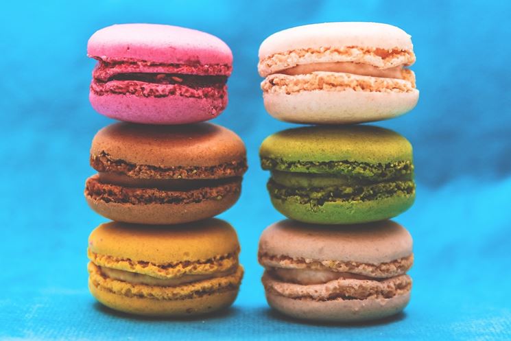 Macarons colorati