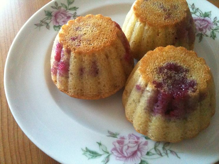 Tortine con farina di riso e lampone