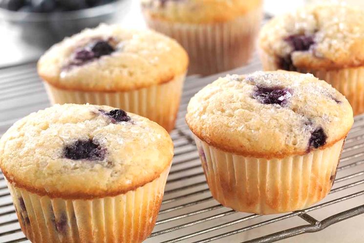 Muffin ai mirtilli per celiaci