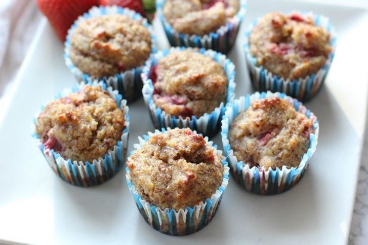 Muffin alle fragole per celiaci