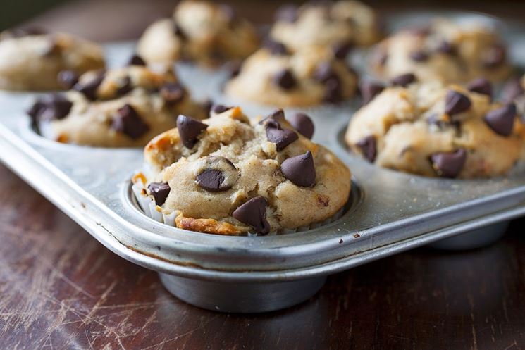 Muffin con gocce di cioccolato