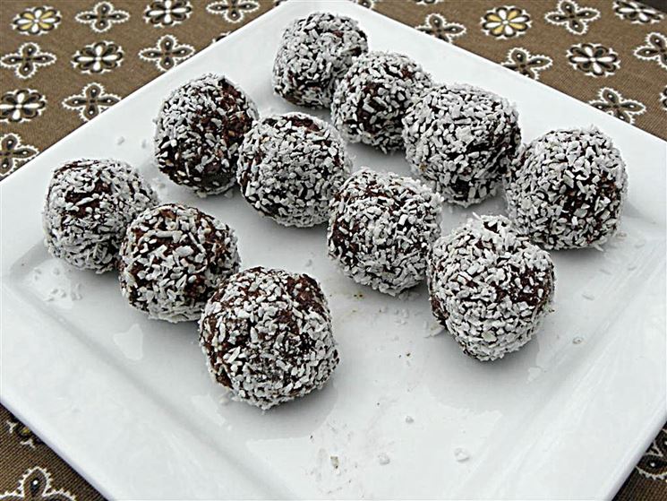 Dolcetti di cacao e cocco