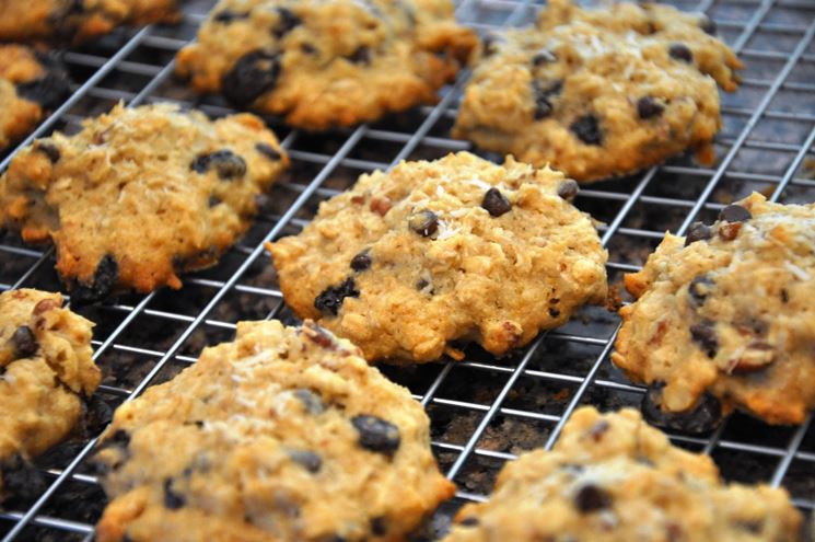 Biscotti al cocco e cioccolato