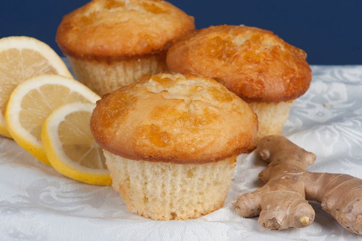 Muffin al limone e zenzero