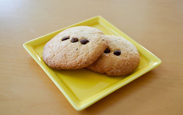 Biscotti con gocce di cioccolato