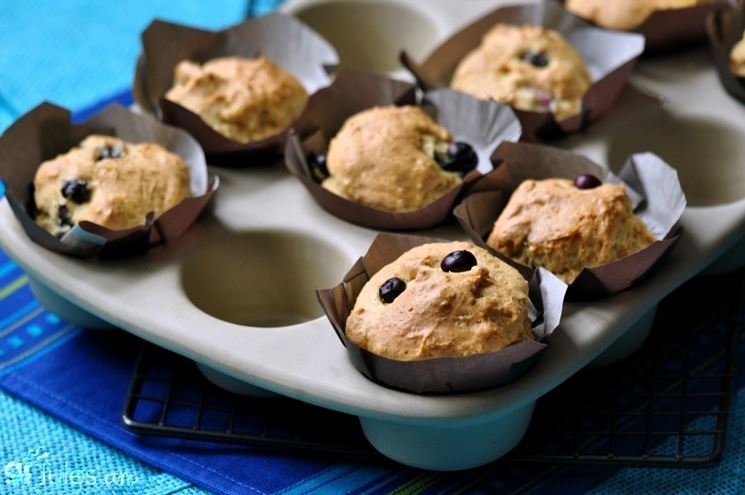 Muffin con gocce di cioccolato