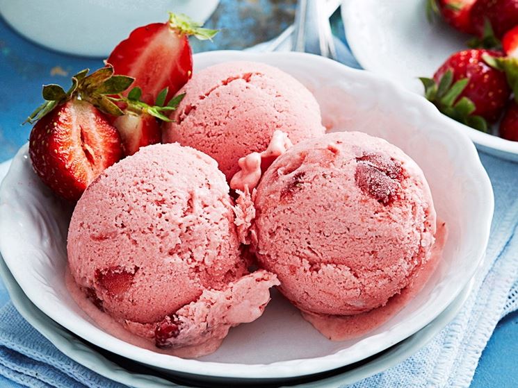 Gelato alla fragola per celiaci