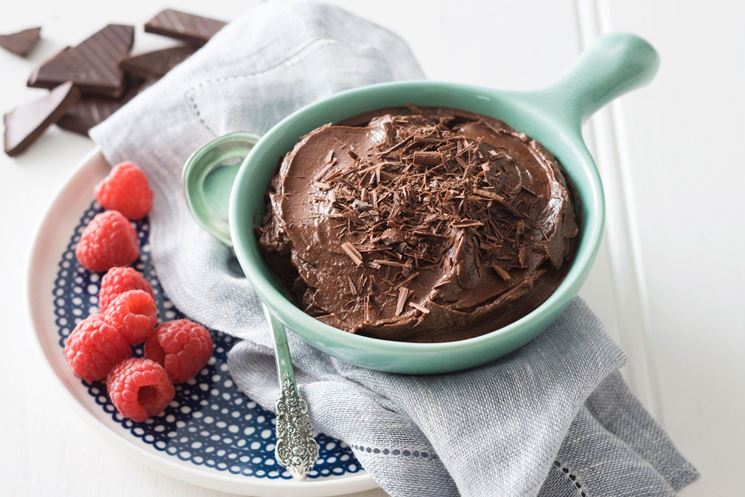 Mousse al cioccolato per intolleranti al lattosio