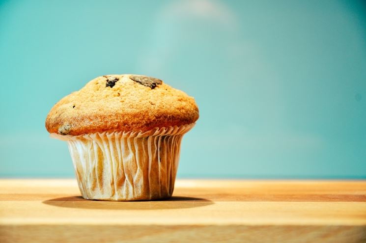 Muffin con gocce di cioccolato