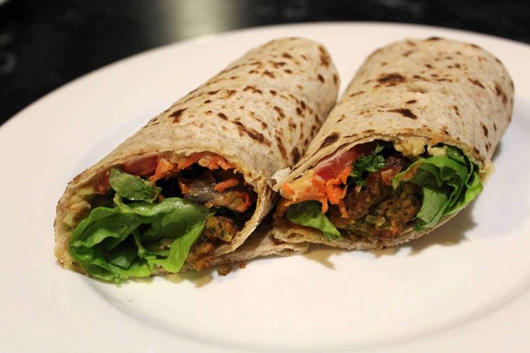 Piadina kebab vegano