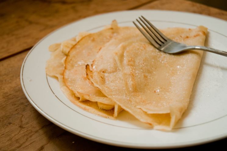 Crepes con farina di riso