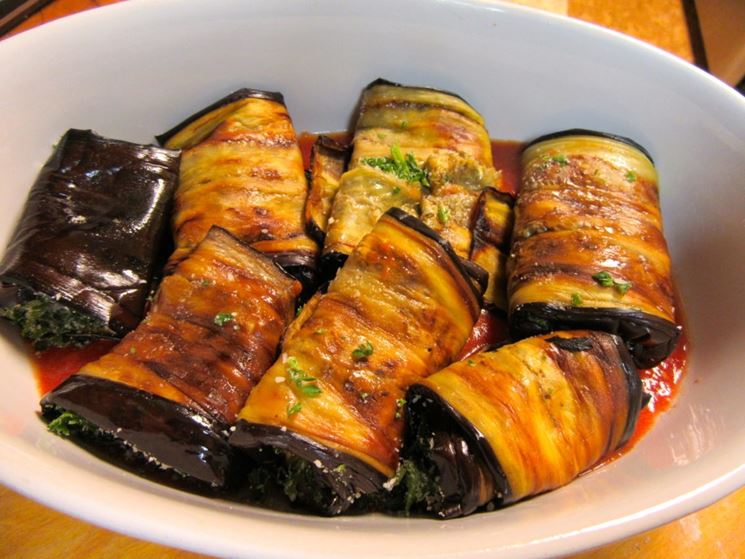 Rotolini di melanzane vegetariani