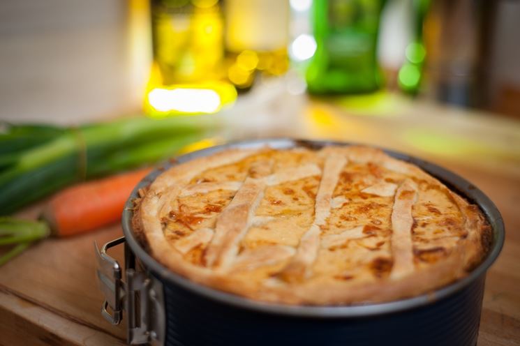 Crostata salata con verdure